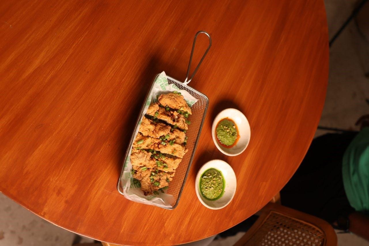Courtyard fried chicken with dips at TBC restaurant in Pune